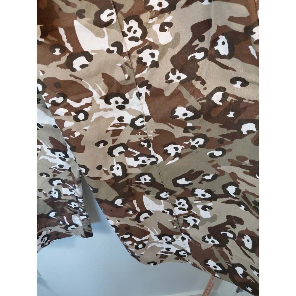 Y2K Asos Camo Pants Wide Streetwear Skater Size 14 Womens Military Utility - Picture 4 of 11